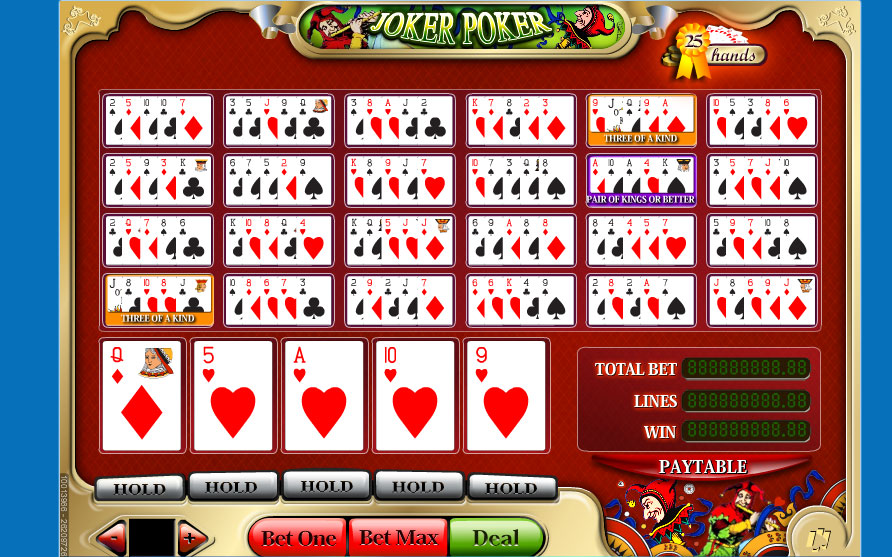 Joker Poker 25 Lines