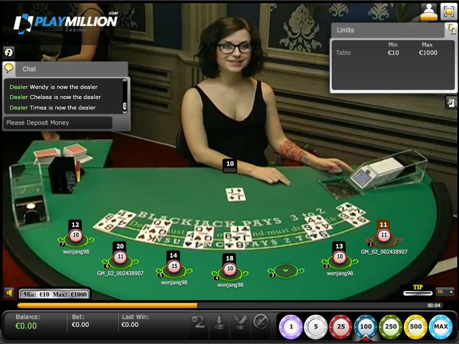 live casino blackjack online